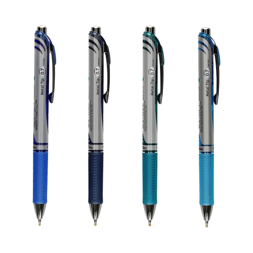 Zestaw pióro kulkowe BL77 4kol Błękitne Ukojenie Pentel