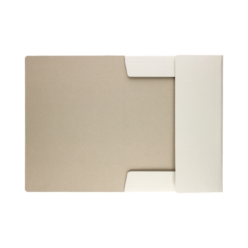 Teczka gumka A4 biała Kiel-Tech