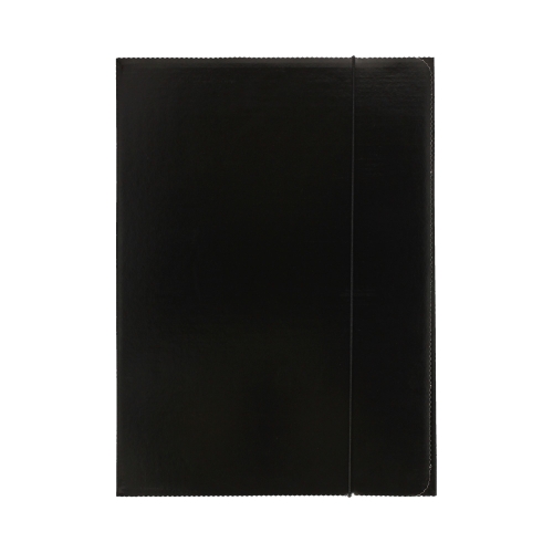 Teczka gumka A4 czarna kaszerowana Kiel-Tech