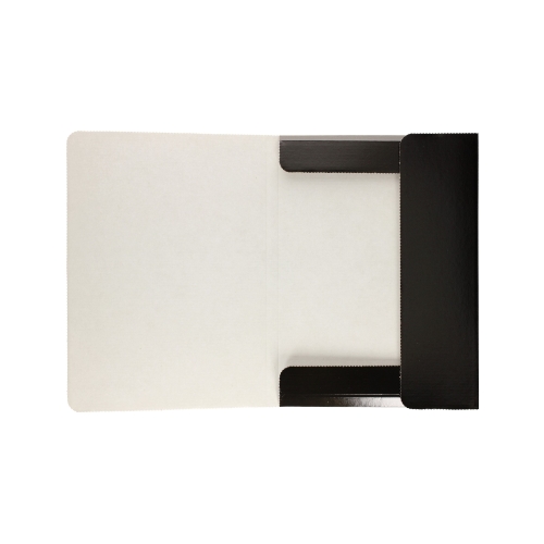 Teczka gumka A4 czarna kaszerowana Kiel-Tech