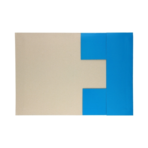 Teczka gumka A4 niebieska 350g Kiel-Tech