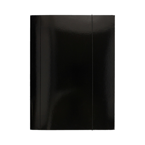 Teczka gumka A4 czarna VauPe 302/02