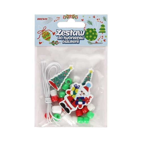 Zestaw do tworzenia biżuterii Mikołaj/Choinki Brewis PZX200