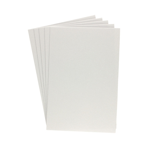 Arkusze piankowe A4/5 białe brokat Happy Color