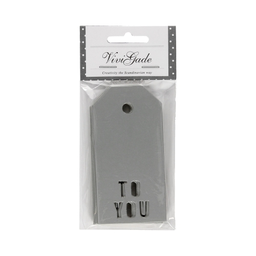 Zawieszki do prezentów To You srebrne (15) YR50987