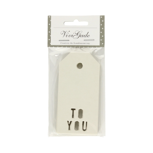 Zawieszki do prezentów To You perłowe (15) YR50989