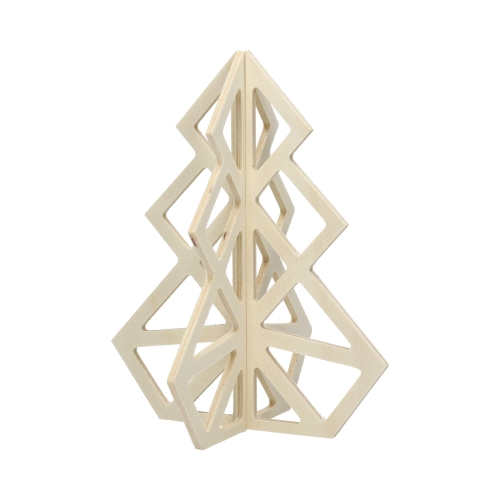 Ozdoba drewniana 16x13 Choinka YR56172