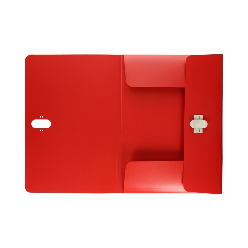 Teczka klip A4 czerwona zamykana Recycle Leitz