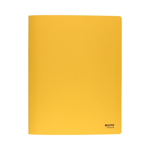 Skoroszyt kartonowy A4 żółty Recycle Leitz