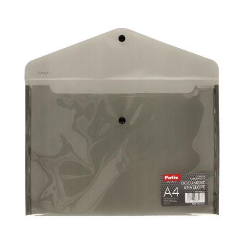 Teczka kopertowa A4/PP dymna Patio