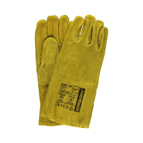 Rękawice spawalnicze Kirk RF żółte 11 Ardon (2)