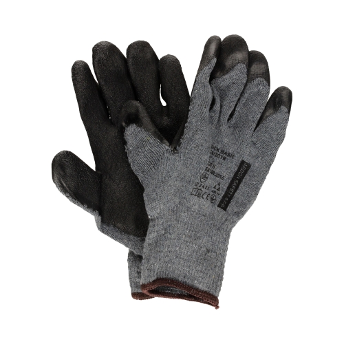 Rękawice powlekane Dick Basic szaro-czarne 9 Ardon (2)