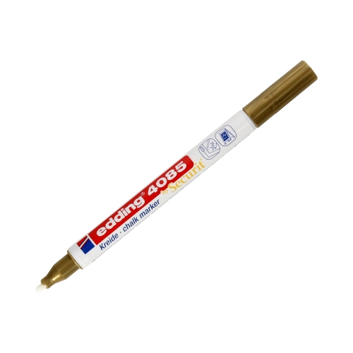 Marker kredowy do szyb 1.0-2.0mm złoty Edding 4085