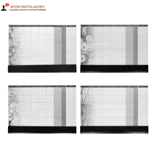 Kalendarz biuwar 470x330 miesięczny listwa Panta Plast