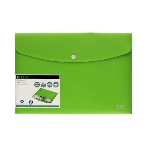 Teczka kopertowa zielona Recycle Leitz