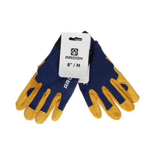 Rękawice ochronne August niebiesko-pomarańczowe 8 Ardon (2)