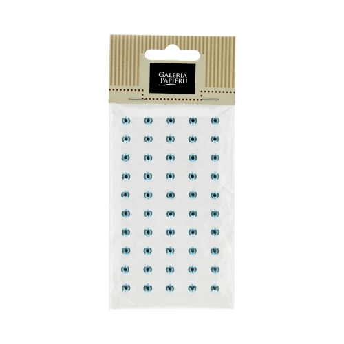 Kryształki samoprzylepne 5mm jasnoniebieskie (50)