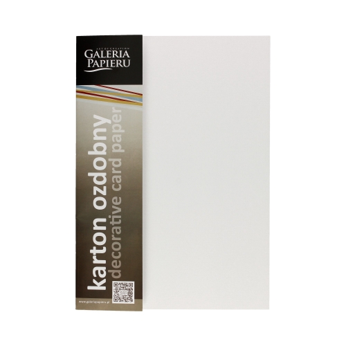 Karton ozdobny A4 200g Holland biały (20)