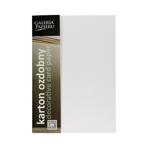 Karton ozdobny A4 250g Natte biały (20)
