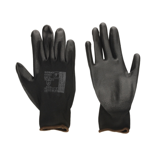 Rękawice powlekane Buck czarne L/9 Ardon (2)