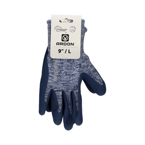 Rękawice powlekane Nature Touch niebieskie 9 Ardon (2)