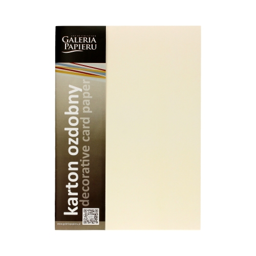 Karton ozdobny A4 180g Batyst kremowy (20)