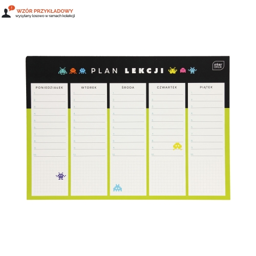 Plan lekcji Boys A4 B&B - mix wzorów chłopięcych