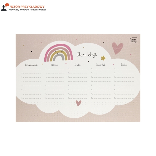 Plan lekcji Glitter A4