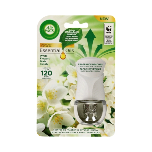 Odświeżacz powietrza elektryczny aparat+zapas Białe kwiaty  AirWick