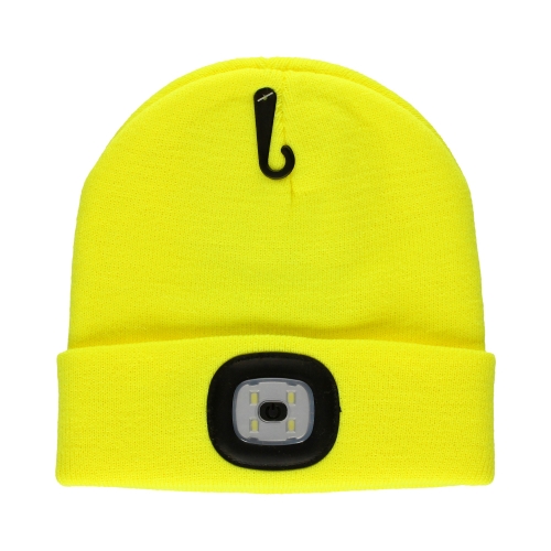 Czapka zimowa żółta z latarką Led Ardon Hi-Vis