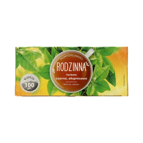 Herbata ekspresowa czarna Rodzinna 100t