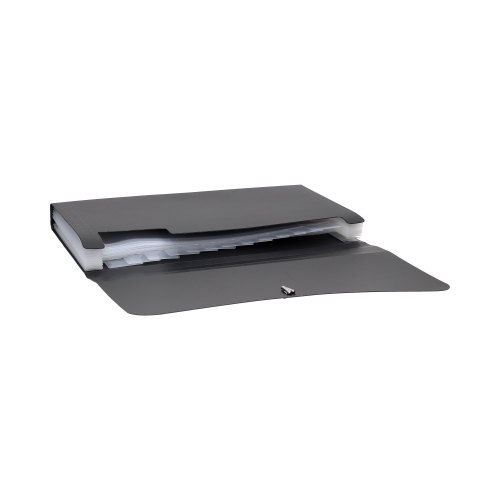 Teczka segregująca B6/12 czarna Penmate PP-4308
