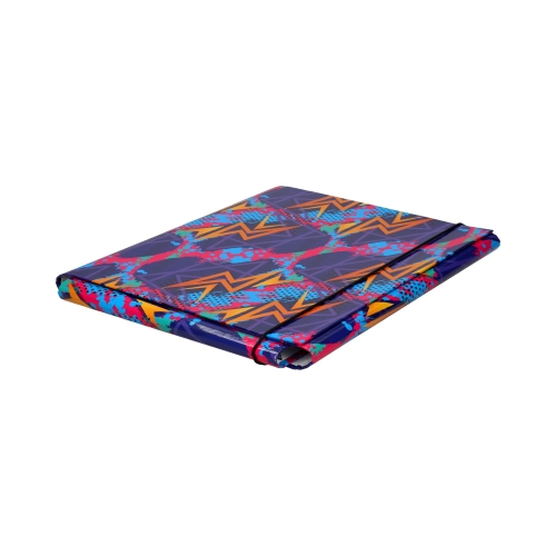 Teczka skrzydłowa gumka A4 40mm Zygzaki T0105