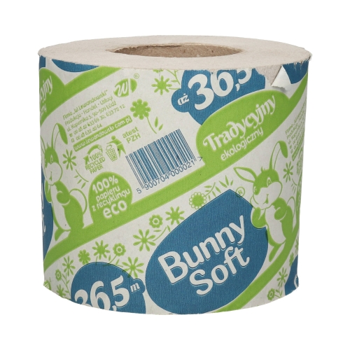 Papier toaletowy Tradycyjny Naturalny Bunnysoft