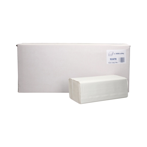 Ręcznik papierowy składka 2w biały makulatura 92470 (4000)