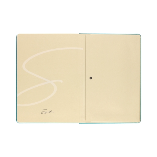 Notatnik A5/104 kropki turkusowy Oxford Signature 400154948