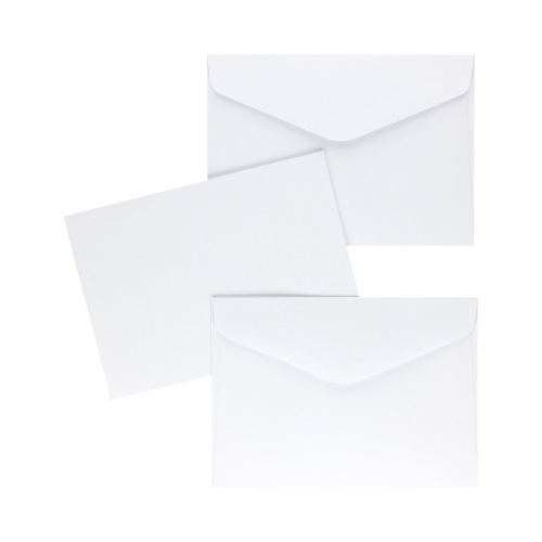 Koperty B6 gładkie białe 150g - 10szt.