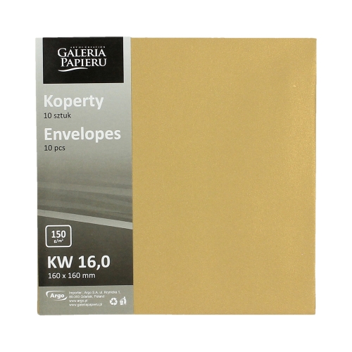 Koperty 160x160 Pearl złoty 150g (10)