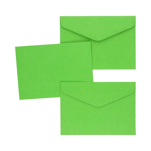 Koperty B6 gładkie zielone 150g (10)