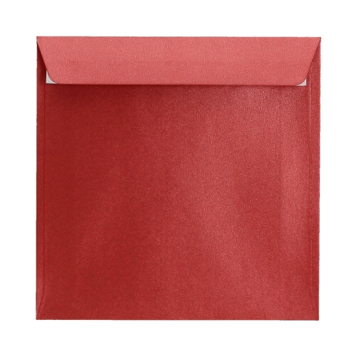 Koperty 145x145 czerwone Pearl 120g (10)