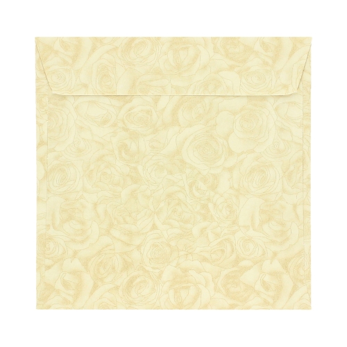 Koperty 158x158 kremowy Róże 120g (10)