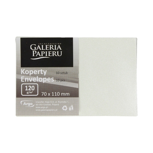 Koperty 70x110 białe Millenium 120g - 10 szt. w opak.