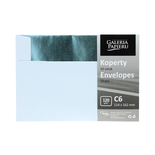 Koperty C6 niebieskie metalizowany środek 120g (10)