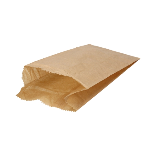 Torba papierowa 250x100x50 brązowa fałdowa