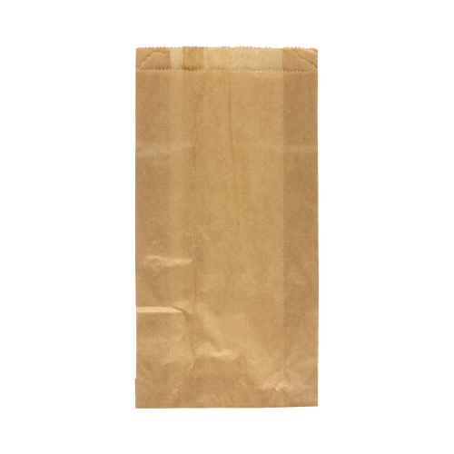 Torba papierowa 290x150x60 brązowa fałdowa