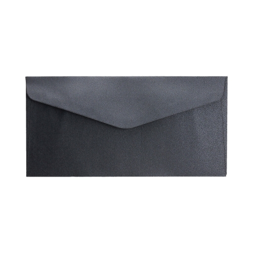 Koperty ozdobne DL czarne Pearl 150g/m2 (10)