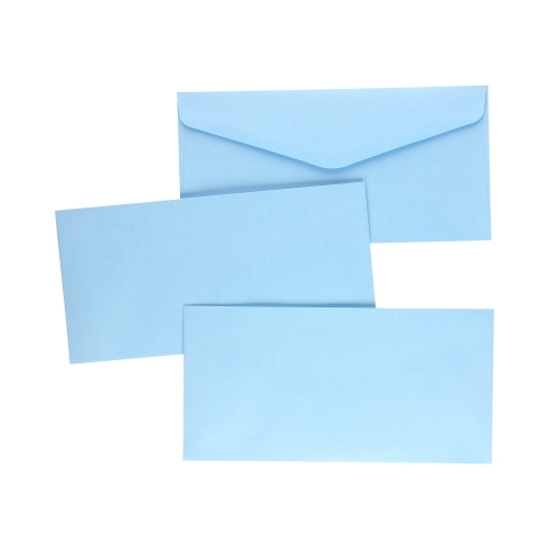 Koperty DL Gładki niebieski satynowy 130g (10)