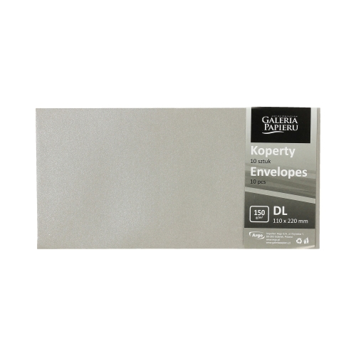 Koperty DL srebrny Pearl 150g (10)