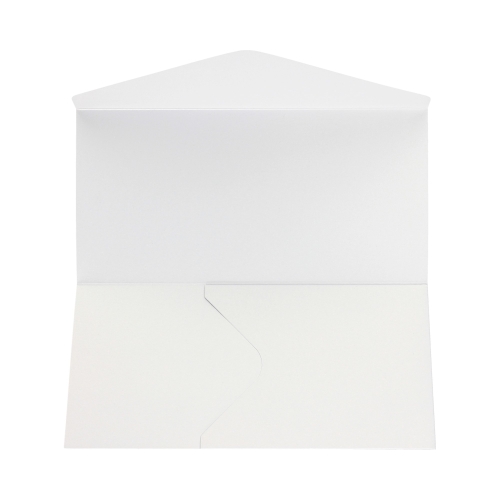 Koperty kieszonka DL białe Pearl 220g - 5 szt. w opak.