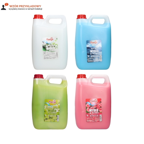 Mydło w płynie 5l antybakteryjne Poezja